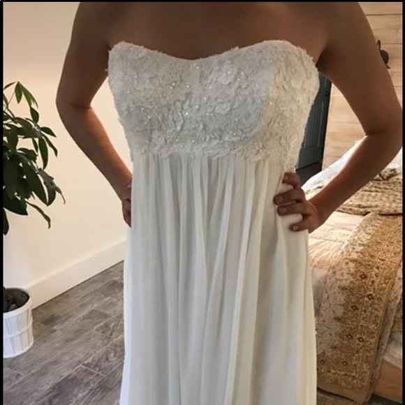 Wedding dress strapless princess cut - Picture 6 of 7